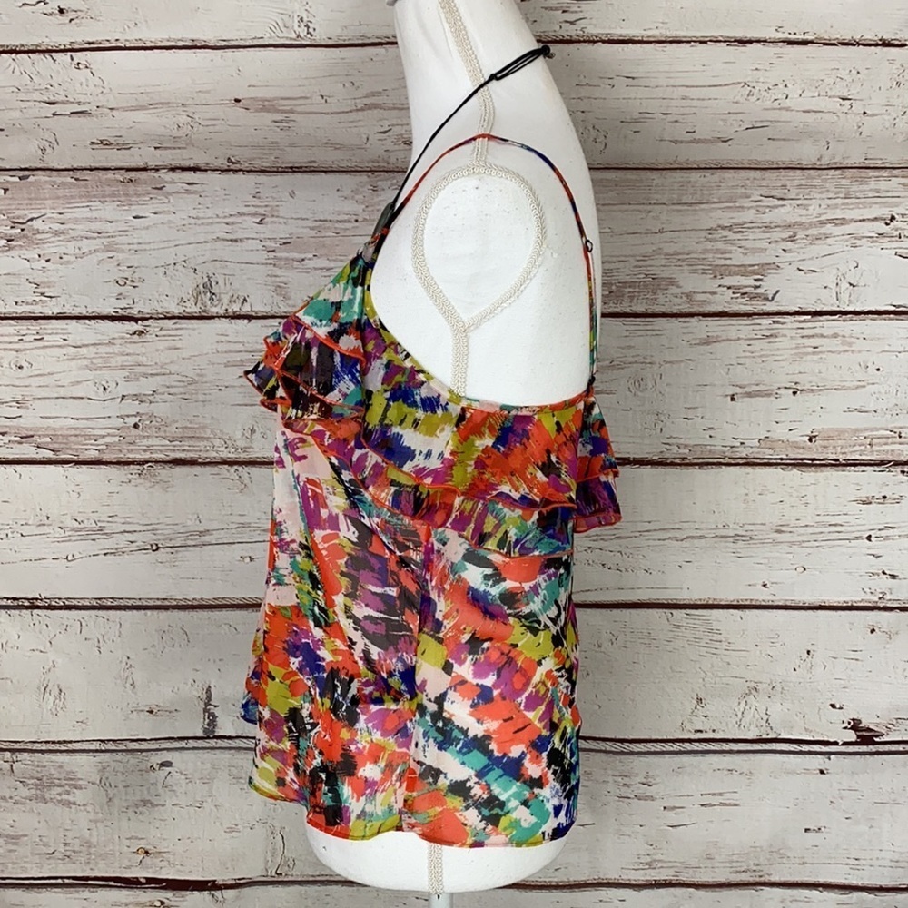 Forever 21 Multicolored Blouse Small - Picture 3 of 9